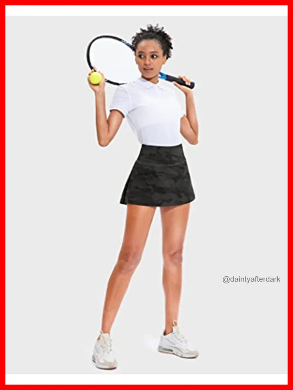 Women's Pleated Tennis Skort with Pockets High Waisted Athletic Golf Skirt